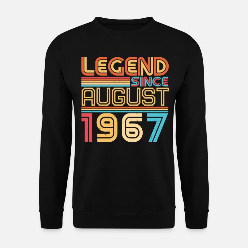 Mois de naissance Août 1967 - Sweat-shirt Unisexe - noir