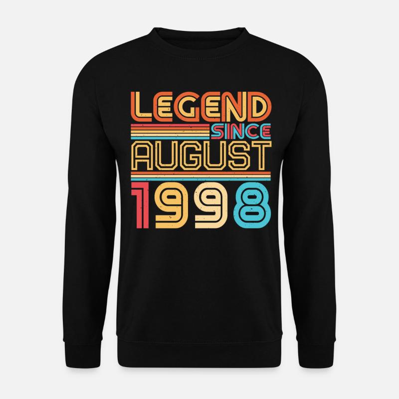 1998 August Retro - Unisex Sweatshirt - black