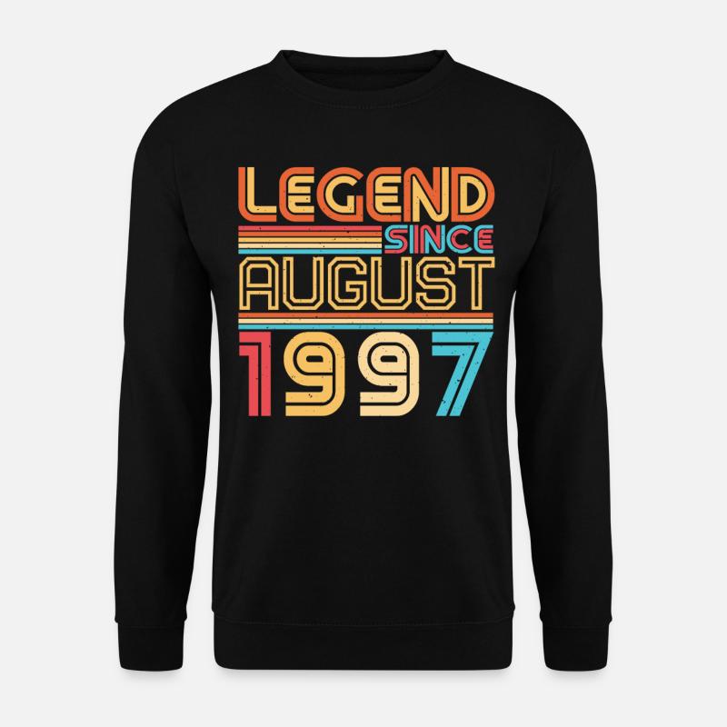 1997 August Retro - Unisex Sweatshirt - black