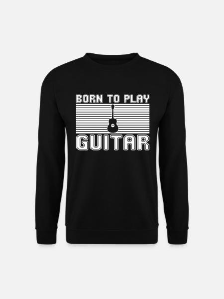 Play the guitar - Unisex Sweatshirt - black