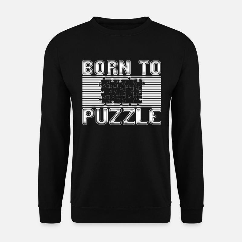 Puzzles - Unisex Sweatshirt - black