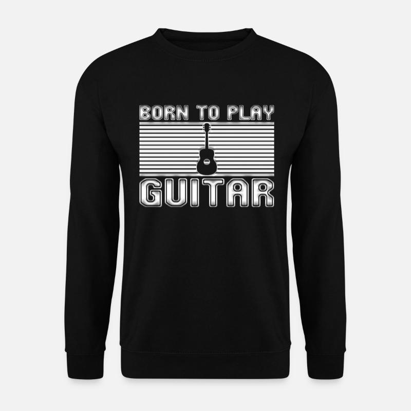 Play the guitar - Unisex Sweatshirt - black
