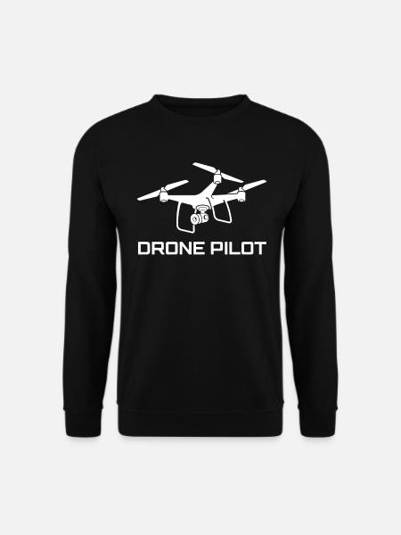Drohne Drohnenpilot Drohnenoperator Quadrocopter - Unisex Pullover - Schwarz