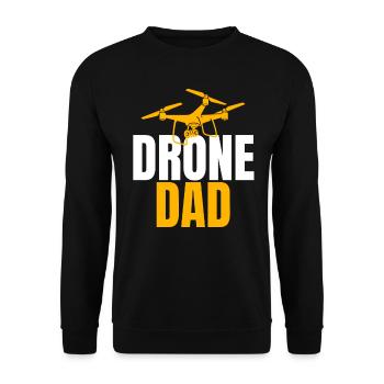Drone Dad Pilote de drone Opérateur de drone - Sweat-shirt Unisexe - noir - Devant - Alina (178cm) & Michal (187cm)