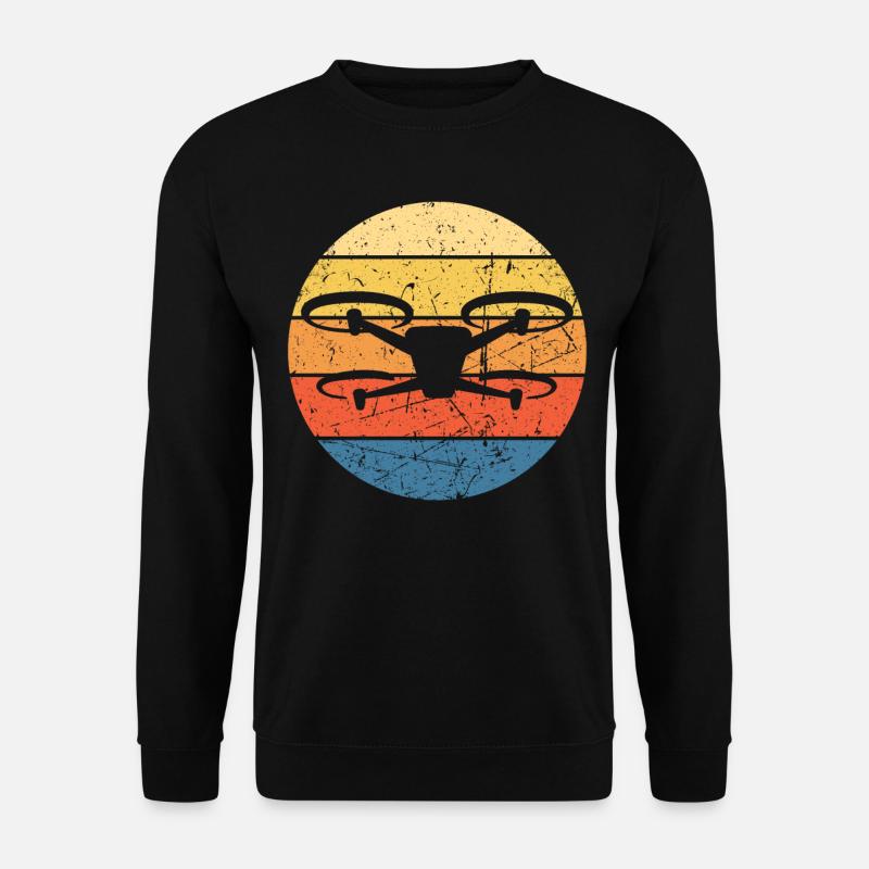 Drohne Drohnenpilot Drohnenoperator Quadrocopter - Unisex Pullover - Schwarz
