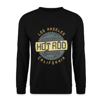 Bikers, motorcyclists - Unisex Sweatshirt - black - Front - Alina (178cm) & Michal (187cm)