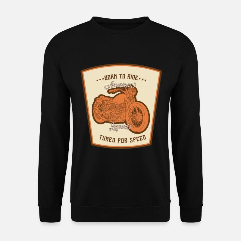 Biker, Motorradfahrer - Unisex Pullover - Schwarz