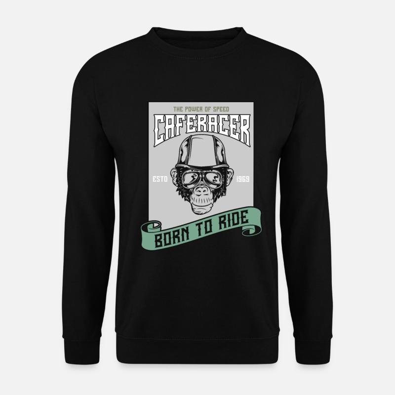 Biker, Motorradfahrer - Unisex Pullover - Schwarz