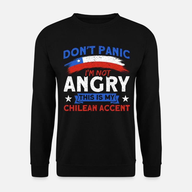 My Chilean Accent Chile Souvenir - Unisex Sweatshirt - black