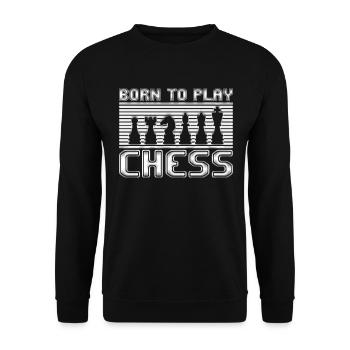 Échecs - Sweat-shirt Unisexe - noir - Devant - Alina (178cm) & Michal (187cm)
