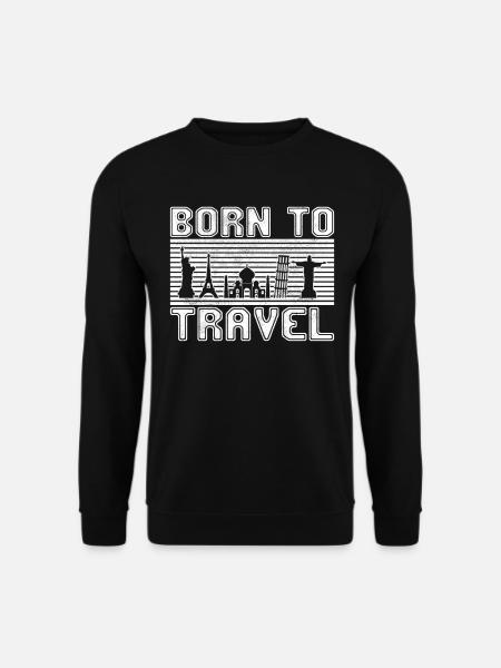 Travel - Unisex Sweatshirt - black