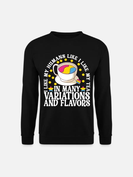 LGBTQ Pansexual - Unisex Sweatshirt - black