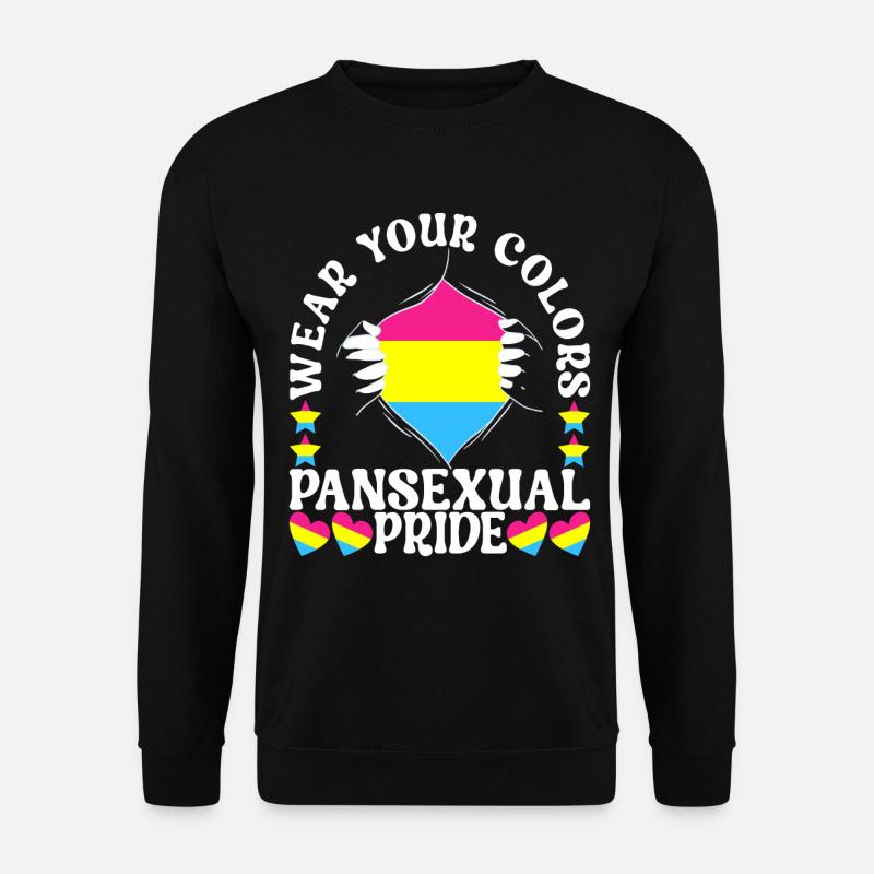 LGBTQ Pansexual - Unisex Sweatshirt - black