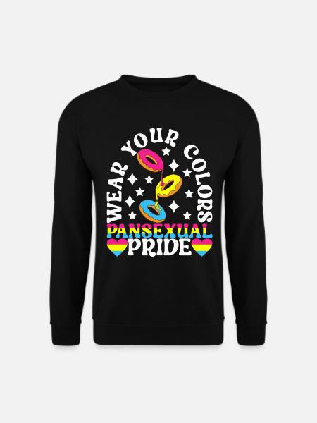 LGBTQ Pansexual - Unisex Sweatshirt - black