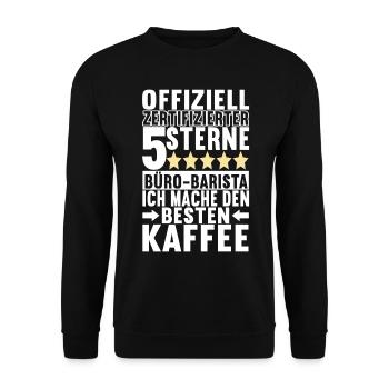 Farewell gift Job change colleagues - Unisex Sweatshirt - black - Front - Alina (178cm) & Michal (187cm)