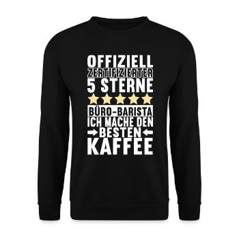 Farewell gift Job change colleagues - Unisex Sweatshirt - black - Front - Alina (178cm) & Michal (187cm)