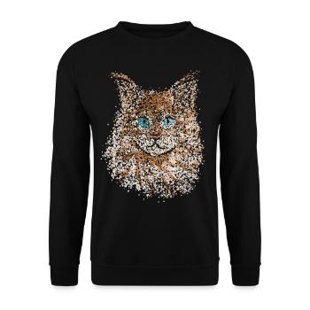 Norwegian Forest Cat Cats Propriétaire de chat - Sweat-shirt Unisexe - noir - Devant - Alina (178cm) & Michal (187cm)