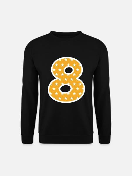 Numéro huit - Sweat-shirt Unisexe - noir