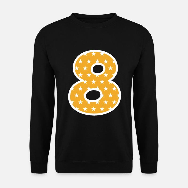 Number Eight - Unisex Sweatshirt - black