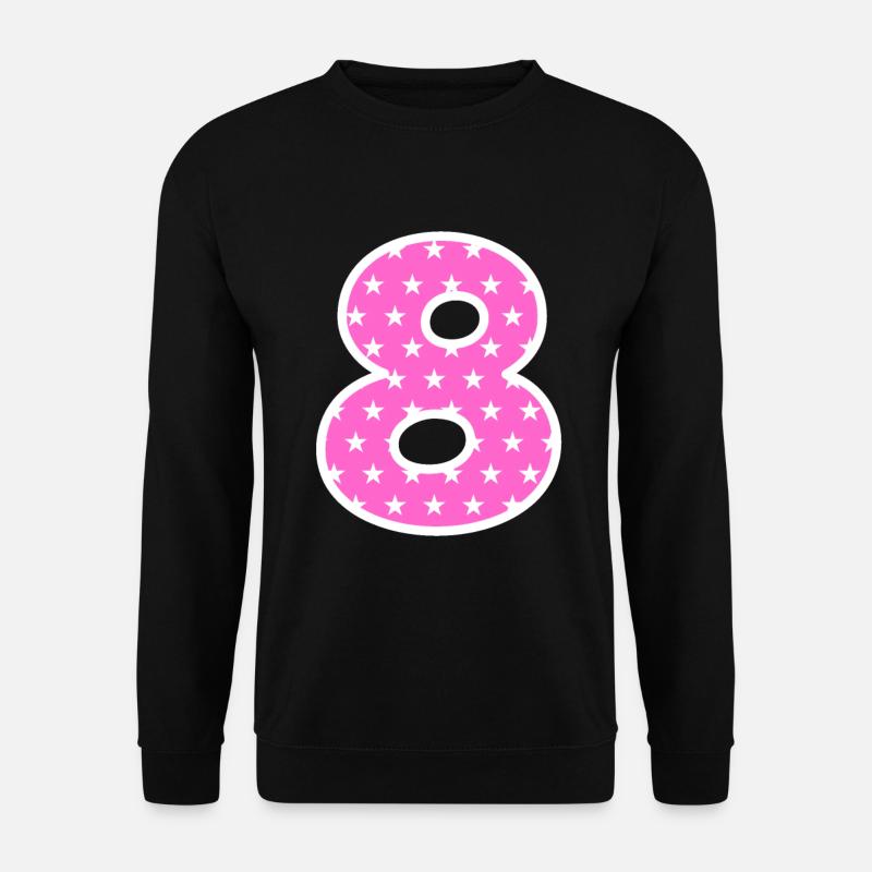 Eight - Unisex Sweatshirt - black