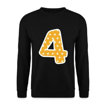 Vier - Unisex Pullover - Schwarz - Vorne - Alina (178cm) & Michal (187cm)
