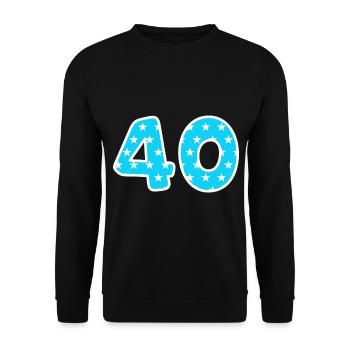 40 - Sweat-shirt Unisexe - noir - Devant - Alina (178cm) & Michal (187cm)