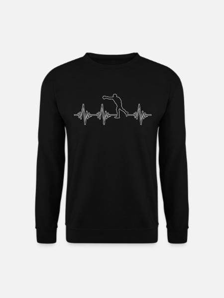 Boxing Heartbeat - Unisex Sweatshirt - black