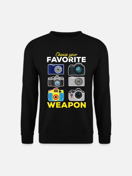 Photography Choose your - Unisex Sweatshirt - black