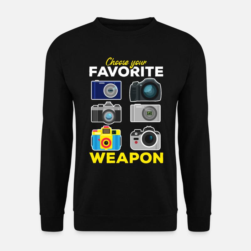Fotografie Wählen Sie Ihren - Unisex Pullover - Schwarz