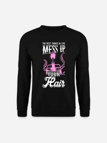 Roller Coaster Girl Vintage The - Unisex Pullover - Schwarz