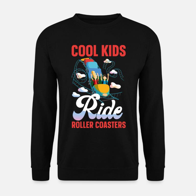Roller Coaster Cool Kids Ride - Unisex Sweatshirt - black