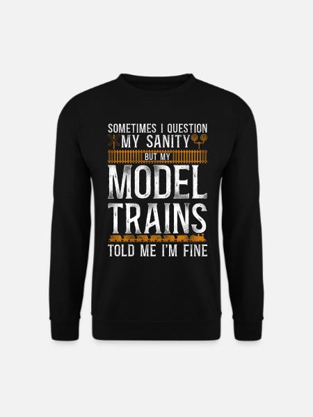 Steam Train Driver Trainspotting - Unisex Pullover - Schwarz