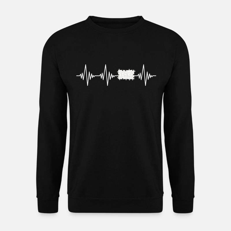 Pulsation puzzel - Sweat-shirt Unisexe - noir