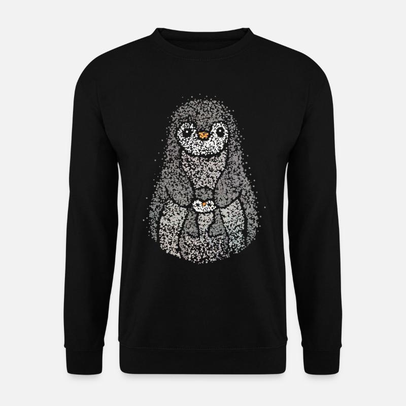 Mama Pinguin Pinguine Liebhaber Familie Geschenk - Unisex Pullover - Schwarz