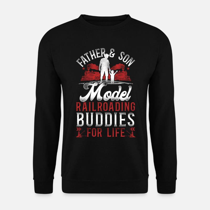 Steam Train Driver Trainspotting - Unisex Sweatshirt - black