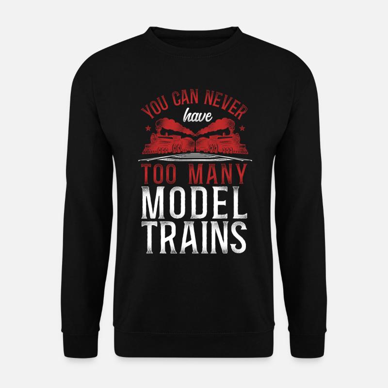 Steam Train Driver Trainspotting - Unisex Pullover - Schwarz