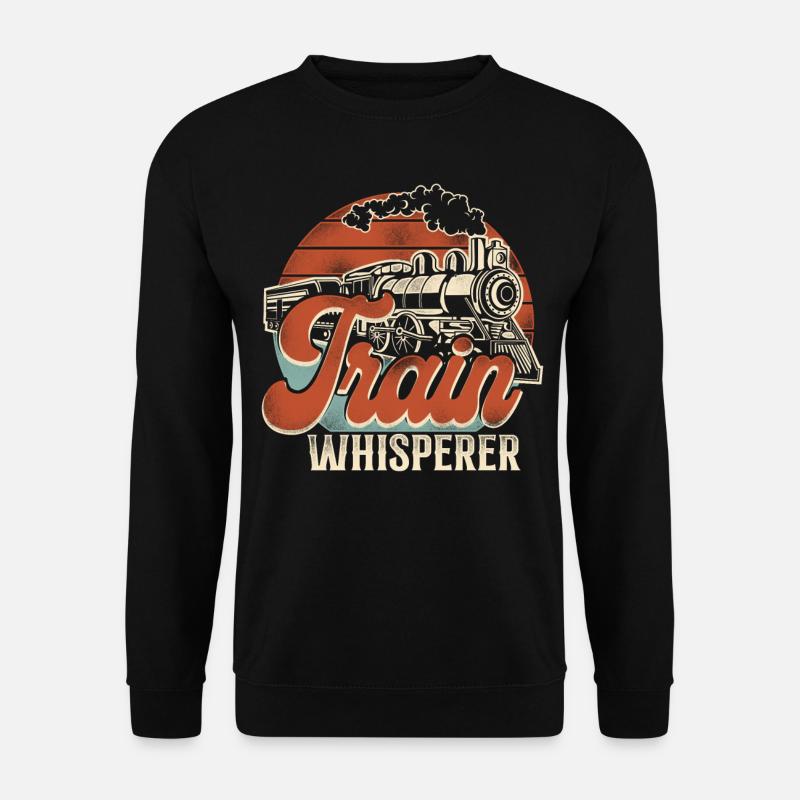 Steam Train Driver Trainspotting - Unisex Sweatshirt - black