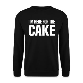 Wedding Wedding Party Wedding Cake - Unisex Sweatshirt - black - Front - Alina (178cm) & Michal (187cm)