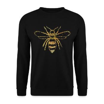Honigbiene Imker Imkerei Biene Honigliebahber - Unisex Pullover - Schwarz - Vorne - Alina (178cm) & Michal (187cm)