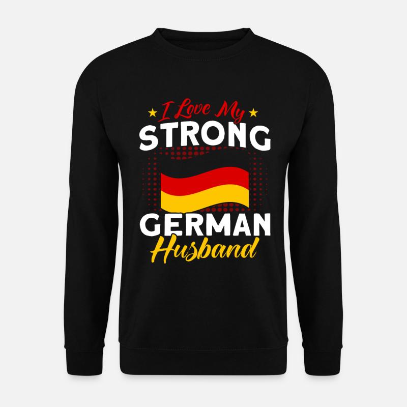 Deutsche Herkunft Deutschland Deutscher Stolz - Unisex Pullover - Schwarz