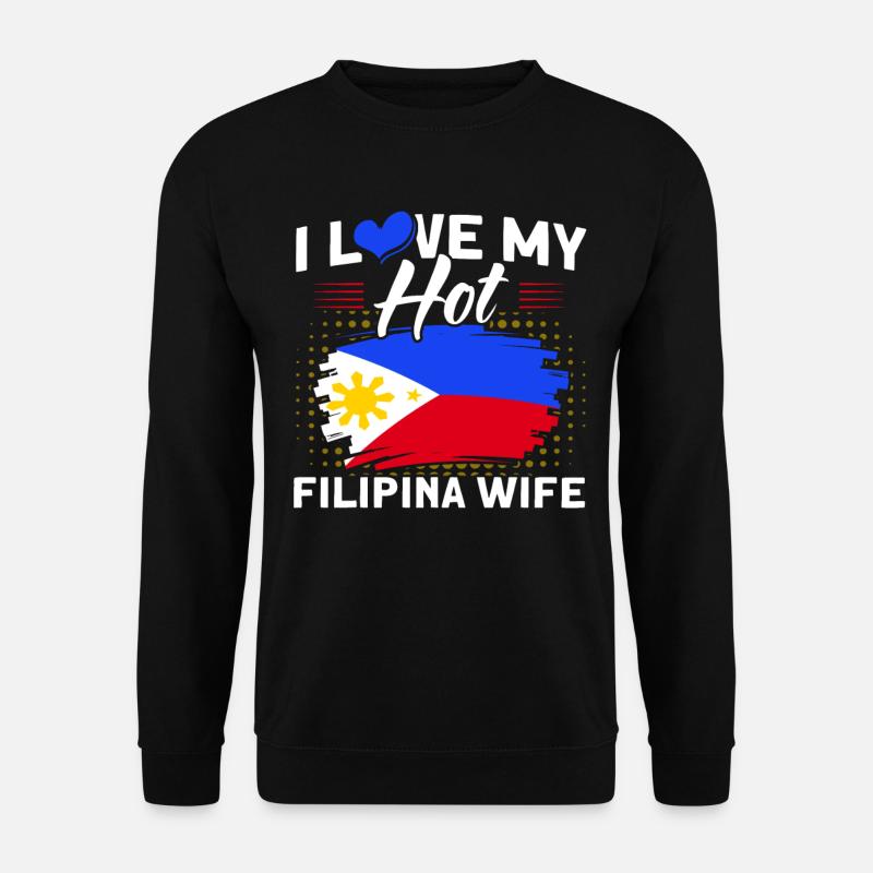 Philippines Philippine Flag - Unisex Sweatshirt - black