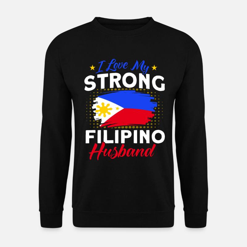 Philippines Philippine Flag - Unisex Sweatshirt - black