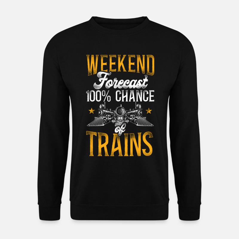 Steam Train Driver Trainspotting - Unisex Sweatshirt - black