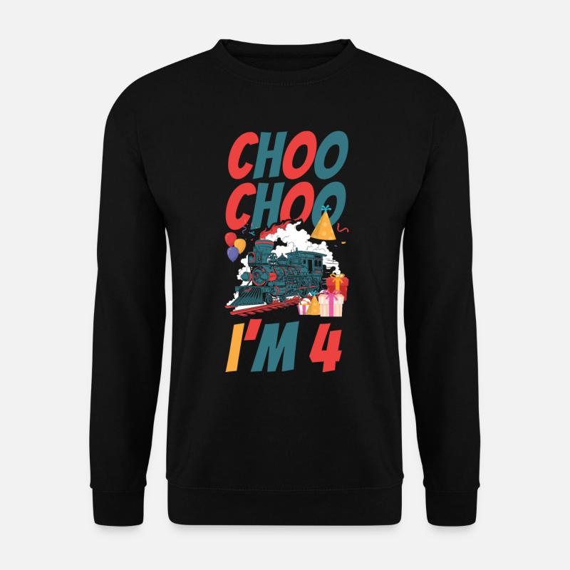 Steam Train Driver Trainspotting - Unisex Sweatshirt - black