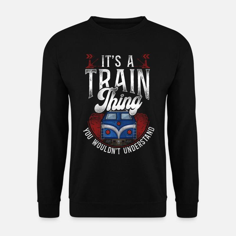 Freight Diesel Train Driver - Unisex Sweatshirt - black