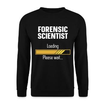 Futur enquêteur médico-légal Criminologie - Sweat-shirt Unisexe - noir - Devant - Alina (178cm) & Michal (187cm)