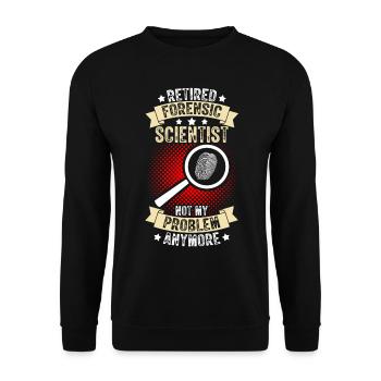 Enquêteur judiciaire à la retraite - Sweat-shirt Unisexe - noir - Devant - Alina (178cm) & Michal (187cm)