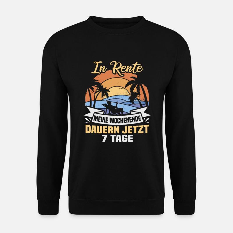 Retirement Gift idea Pensioner Work colleague - Unisex Sweatshirt - black
