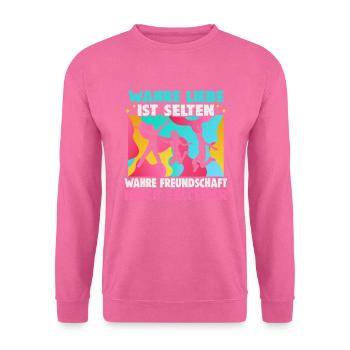 Cadeau d’amitié pour bon ami - Sweat-shirt Unisexe - rose - Devant