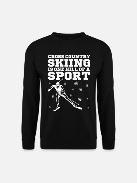 Langläufer Biathlon Skilangläufer - Unisex Pullover - Schwarz